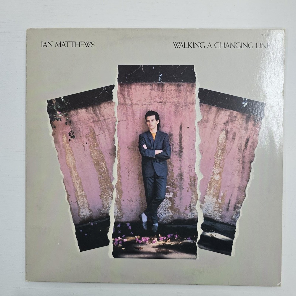 Ian Matthews - Walking a Changing Line LP VG+/VG+ Folk Rock 1988 Vintage Vinyl